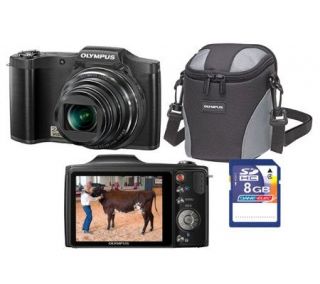 Olympus SZ 12 14MP, 24X Zoom Digital Camera Bundle   E258960