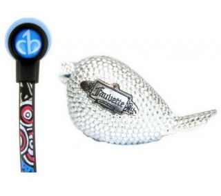 ChicBoom Crystal Bird Speaker and ChicBuds Printed Earbuds   E223246