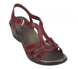 Clarks Bendables Ella Music Leather Cutout Sandals   A222599