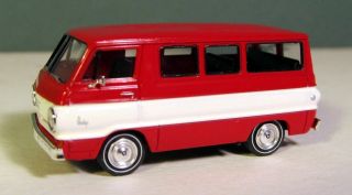 HO Brekina 1964 Dodge A100 Sportsman Van Red White New