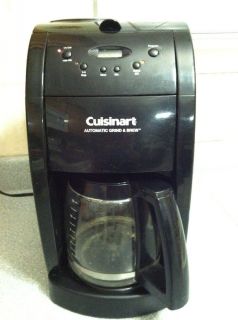 Cuisinart Auto Grind Programmable Coffee Maker DGB500BK, 12 Cup, Clean