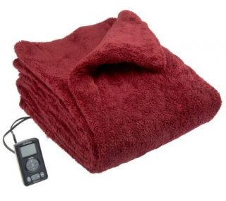 Sunbeam LoftTec Plush Queen Size Heated Blanket —