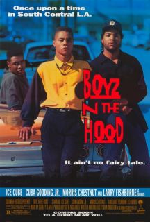  THE HOOD Movie Promo POSTER Larry Fishburne Ice Cube Cuba Gooding Jr
