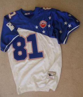NFL Cris Carter 81 Mitchell Ness Throwback Pro Bowl 1996 Jersey Size