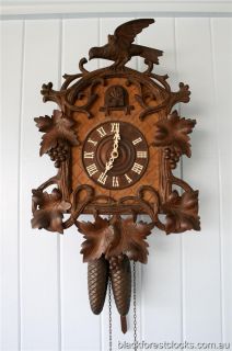  Antique Cuckoo Clock Circa 1870