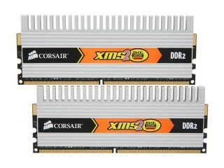 CORSAIR XMS2 4GB (2 x 2GB) 240 Pin DDR2 SDRAM DDR2 800 (PC2 6400) Dual