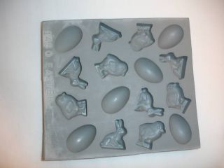 Easter Rubber Candy Mold Mint Chocolate Cream Cheese