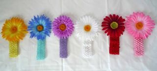 can make your own combination of the headband and flower