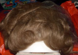 BOUTIQUE HUMAN HAIR LARGE WIGLET HAIR ACCESSORY LT BROWN COLOR 15 ADDS