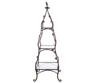 Tier Etagere with Birds and Flowers by Valerie —