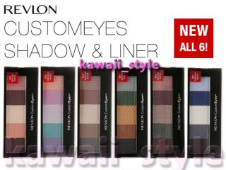 Revlon CUSTOM EYES Shadow & Liner CustomEyes ALL 6 NEW