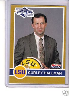 91 Hoby Stars of The Sec Curley Hallman LSU Tigers