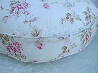 Shabby Cottage Chic Round Small Doggie/Kitty Bed Slip Cover