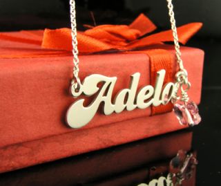 Personalized Sterling Silver Name Necklace 925