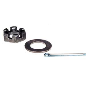 trailer axle nut washer and cotter pin