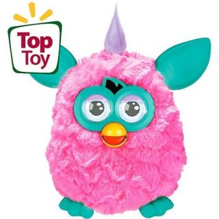 FURBY COTTON CANDY PUFF PINK TEAL NEW RARE COLOR HOT 2012 TOY IN HAND