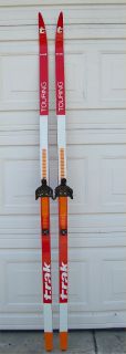  used trak nowax t 1000 cross country skis features normal wear