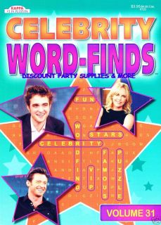 Celebrity Word Finds Word Search Crossword Puzzles
