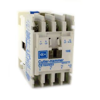 Cutler Hammer 3 Pole Open Contactor Size A CE15ANS3AB