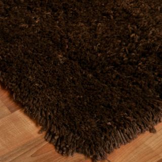 Contemporary 6x9 Chocolate Large Hand Tufted Shag Area Rug Carpet New