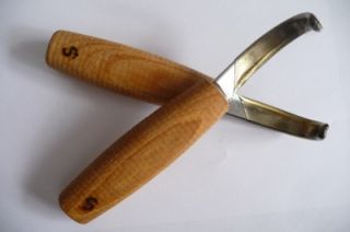 Survival Bushcraft  Woodcarving Spoon Crook Knife Handmade Sweden