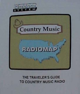 1990 Country Music Radio Map United States Am FM Texas