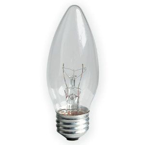 New GE Lighting 40W Crystal Clear Blunt Tip Fan Bulb