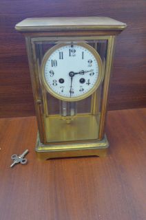 Rare Harris Harrington French made Crystal Regulator Clock WoW NR