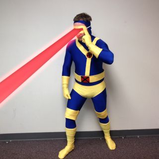 Cyclops Adult Costume Body Suit x Men New Halloween