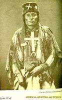 RARE Antique Southern Plains Indian Cross Cheyenne Little Wolf Fur