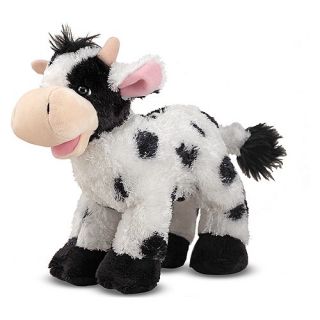 checkers cow stuffed animal melissa doug 7581