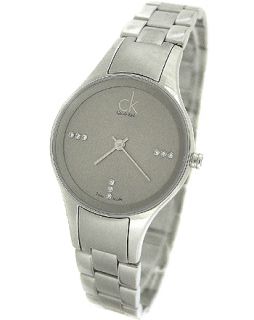 Calvin Klein Swiss Crystal Silver Ladies Watch K4323120
