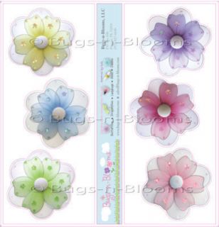  Girl Room Decor Removable Stickers Flowers Daisy Daisies Vinyl