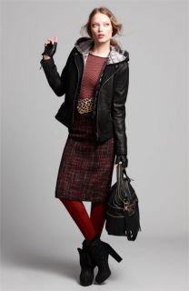Bernardo Leather Jacket, Halogen® Sweater & Skirt