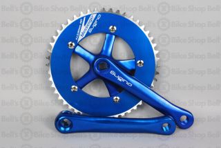 Sugino RD2 Messenger Cranks Blue 165mm 48T Track Fixed