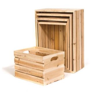 These crates from Willow Specialties are perfect for storing or