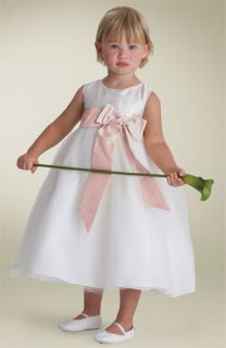 Us Angels Sash Trim Dress (Toddler, Little Girls & Big Girls)