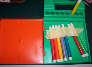 Kids Crayola Mini desk markers drawing Crayola colored travel holder