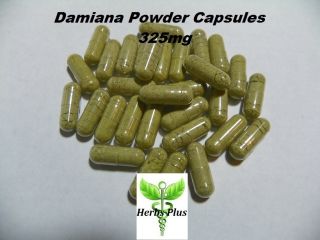 Damiana Leaf Powder Capsules Kosher Certified