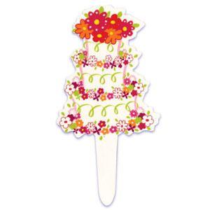  Cake Flexi Cupcake Picks Toppers Party Shower Supplies