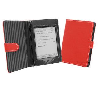 Cover Up  Kindle Touch (Wi Fi / 3G) Book Style Case   Red