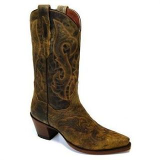 Dan Post Ladies El Paso Cowboy Western Boots DP3247 Tan Size 6 10