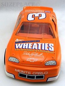 Dale Earnhardt Wheaties Car Orange Diecast 1 24 Scale 1997 Monte Carlo