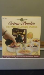 Dean Jacobs Creme Brulee Set with Culinary Torch