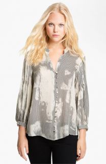 Parker Distressed Houndstooth Blouse