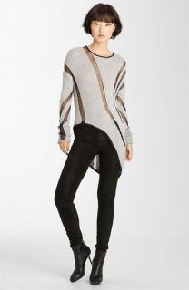Helmut Lang Intarsia Asymmetrical Sweater