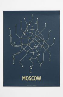 Line Posters Moscow Transit System Print