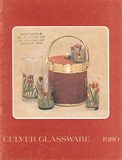 Culver Glassware Decorated Tumblers Ice Tubs Barware