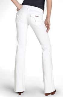 Hudson Jeans Supermodel Signature Bootcut Stretch Jeans (White Wash) (Long)