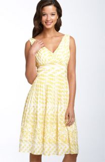 Suzi Chin for Maggy Boutique Sleeveless Rosette Hem Dress